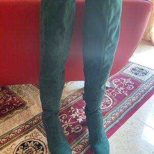 FAUX suede boots